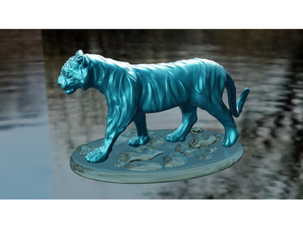 tigre vorobej72 3d print model - Mito3D