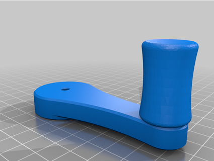 bbq hand blower single piece handle barttwice 3d print model - Mito3D