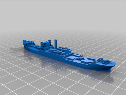1 1250 échelle efc 1013 cargo came navire variante cg111 3d print model - Mito3D