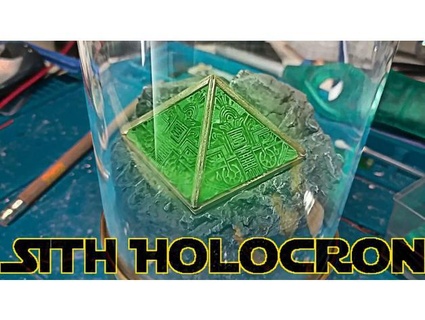 sith holocrón diorama estrella guerras Luis geissler 3d print model - Mito3D