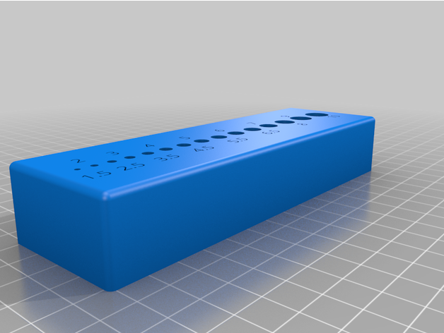 metric bit holder aliexpress bits bloomingtonfpv 3D print model - Mito3D