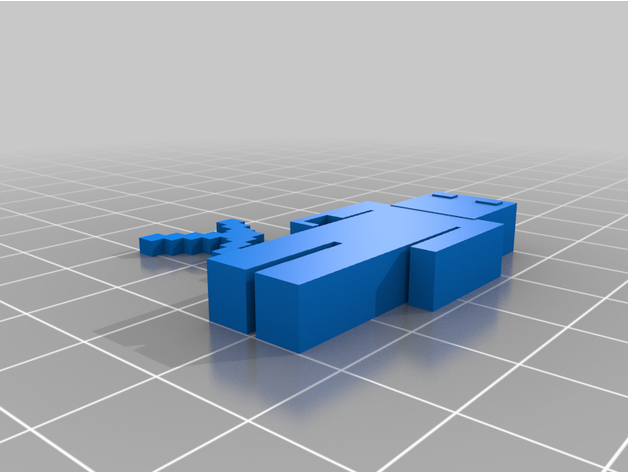 Minecraft personnage ashtrainertx 3D print model - Mito3D