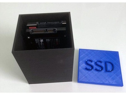 ssd espace rangement boîte médianétique 3d print model - Mito3D