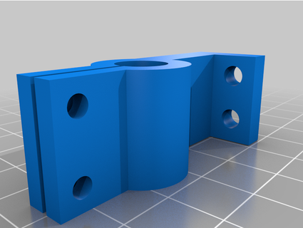dial indicator mount doubleblow cooler coffee 3d print model - Mito3D