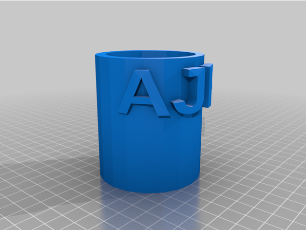 ajr pencil cup ashtrainertx  3D print model - Mito3D