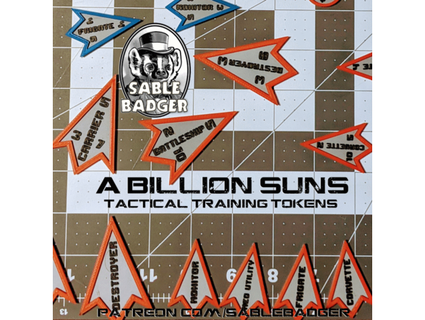 billion suns - tactical training tokens sablebadger 3d print model - Mito3D
