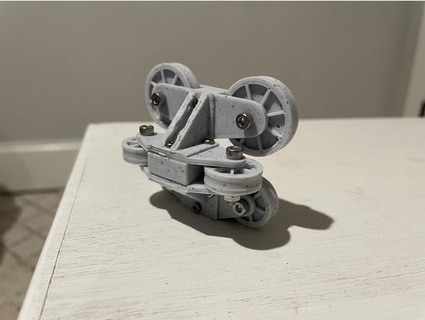 roller coaster wheel bogie mbuck21 3d print model - Mito3D