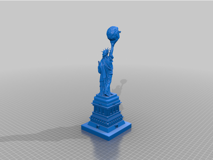 liberty trumps gates william 3d print model - Mito3D