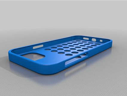 Iphone 5c estilo 12 mini caso bainha phase 3d 3d print model - Mito3D