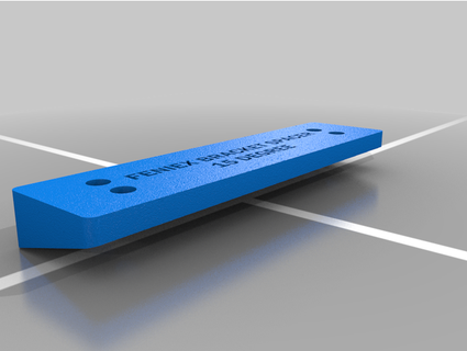 feniex Licht Halterung Abstandshalter Keile einfach gewähren 3d print model - Mito3D