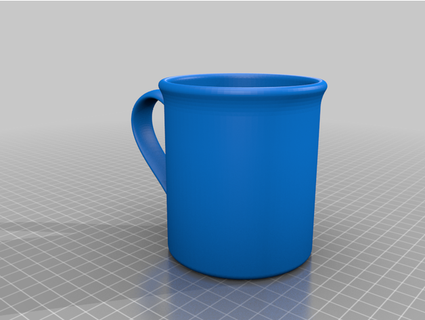 mug greed dukuby 3d print model - Mito3D
