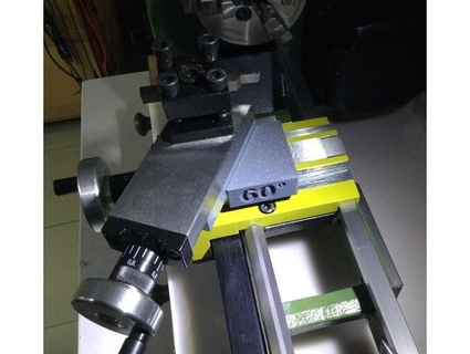 proxxon lathe 250 e angle gauge calibre d'angle danielroibert 3d print model - Mito3D