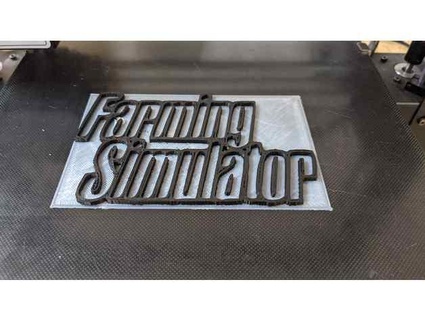 agriculture simulateur 22 19 logo agricole fs ls 3dprinting choses chemin fer 3d print model - Mito3D