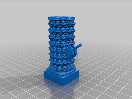 pilier Mitaines 3d print model - Mito3D