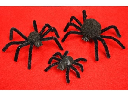 halloween spider petal3d 3d print model - Mito3D