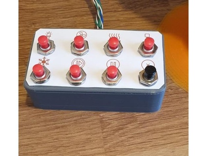 8 empurrar botão habitação fluxo lógico 3d print model - Mito3D