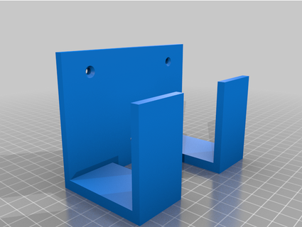 mash hammer wall mount dunks03 3d print model - Mito3D