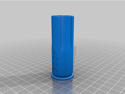 1oz mega shotgun slug nerf spring thunder muskratnerfoptics 3d print model - Mito3D