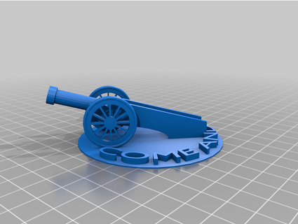 venire vax cannone William cancelli 3d print model - Mito3D