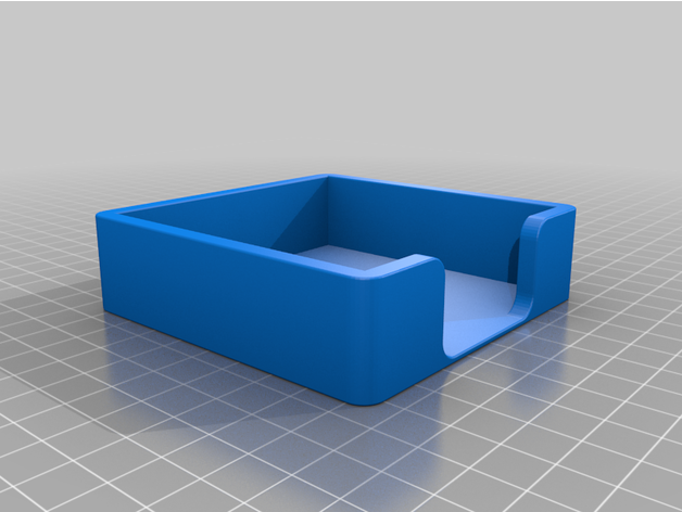 Post Hinweis Größe klebrig Halter Unterstützung chuckreis 3D print model - Mito3D