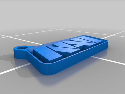navi porte clés awo2 3d print model - Mito3D