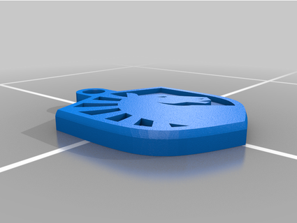 équipe liquide porte clés awo2 3d print model - Mito3D