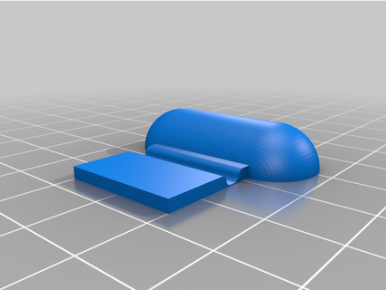 power button cover slongfield 3d print model - Mito3D