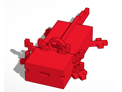 Minecraft axolotol chaveiro noahthenoble 3d print model - Mito3D
