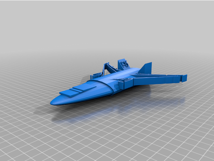 f-15 jet plane model kaydenao 3d print model - Mito3D