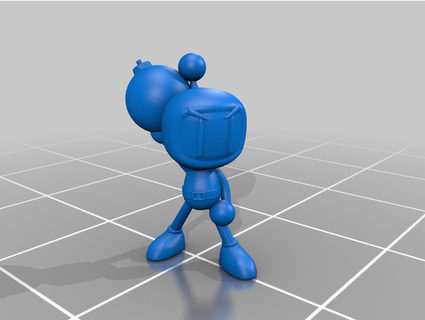 Bomberman remixar Melhor resolução synthlugui 3d print model - Mito3D