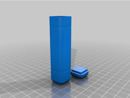 ice cube gum holder chicken guy 3d print model - Mito3D