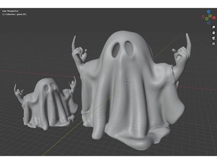 fantôme doigts 3d print model - Mito3D