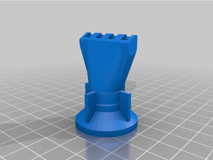 sealant cartridge nozzle c-son 3d print model - Mito3D