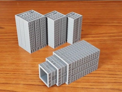 matryoshka edifici resina stampante remixare ad9000 3d print model - Mito3D