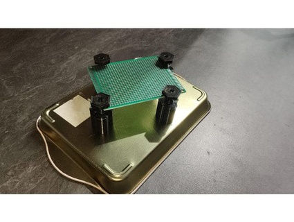 magnético base tarjeta circuito impreso tablero soporte Cabridy 3d print model - Mito3D