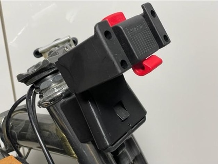 brompton carrier block adapter klickfix handlebar inhwan90 3d print model - Mito3D