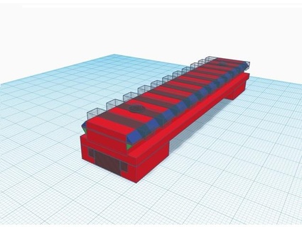 tmp rail core308 3d print model - Mito3D