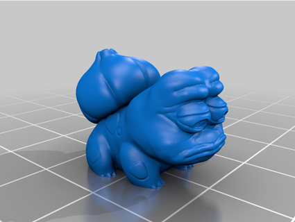 pepe+bulbasaur dvdtsb 3d print model - Mito3D