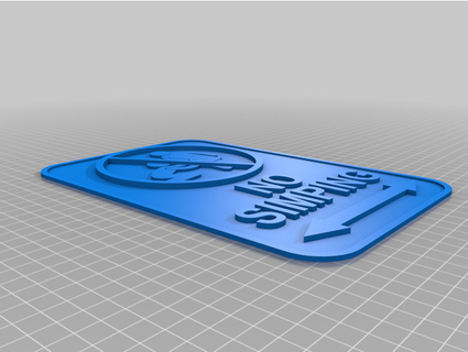 simping safety placard stephancasas  3d print model - Mito3D