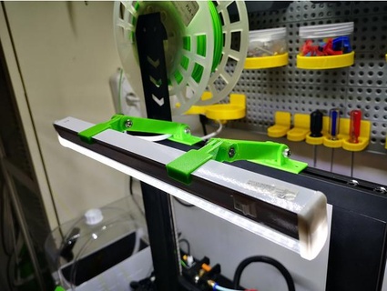 uzun lk4 profesyonel ayarlanabilir Led ışık bar binmek soğan 3d print model - Mito3D