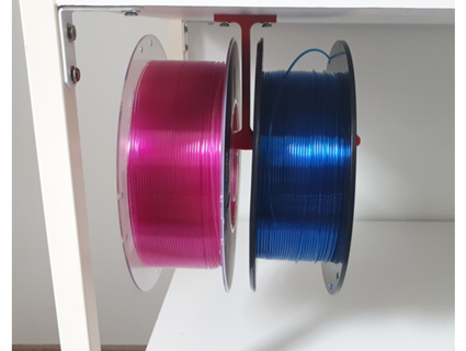 filament bobine titulaire soutien montage soutien bobine capitaineono 3d print model - Mito3D