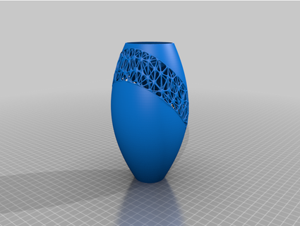 vase maille conception 3d poèmes 3dpoesie 3d print model - Mito3D