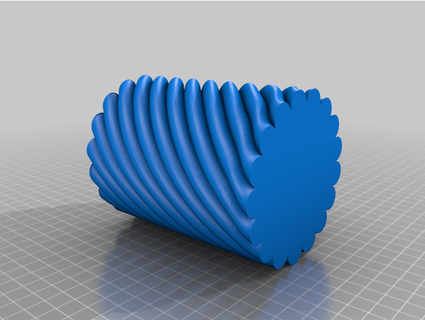 torcido vaso padrão johnkh 3d print model - Mito3D