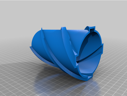 vaso 180 contorto johnkh 3d print model - Mito3D
