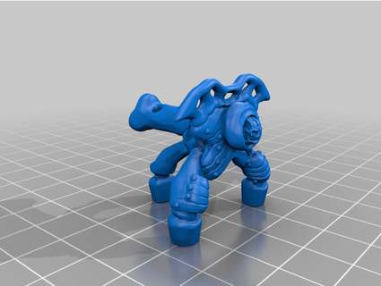 morta legion skull cannon sample 3d print cleric 3d print model - Mito3D