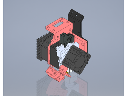 anycubic mega x titan aero heatsink-cat 3d print model - Mito3D
