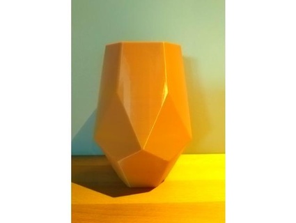 vase low poly dimfab 3d print model - Mito3D