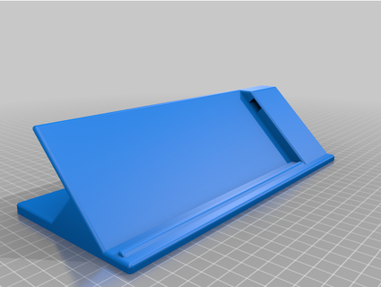 galaxy tab stand xnappo 3d print model - Mito3D