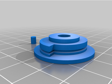separated spinner hidden blade easier printing nikoraasu 3d print model - Mito3D
