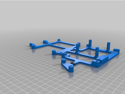 electronics adapter flsun-sr octoprint superdave42 3d print model - Mito3D